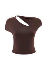 Haven Slinky Twist Top - Chocolate