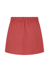 Kallie Linen Skort - Burnt Rose