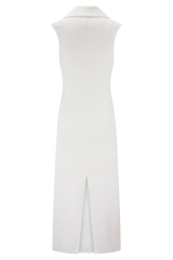 Keagan Sleeveless Midi Dress - Ivory