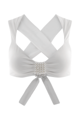 Merida Pearl Bikini Top - White