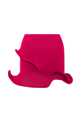 Haisley Knit Mini Skirt - Raspberry
