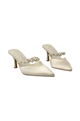 Karla Pearl Mule - Ivory