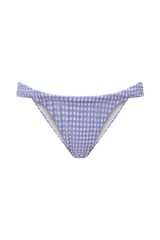 Persephone Gingham Bikini Bottoms - Lilac
